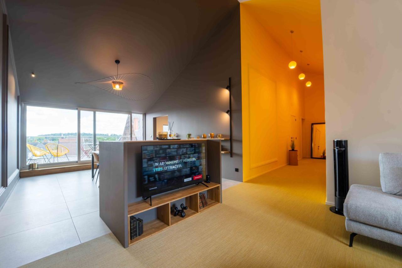 Luxury Penthouse & Terrace - Mons City Center Zewnętrze zdjęcie