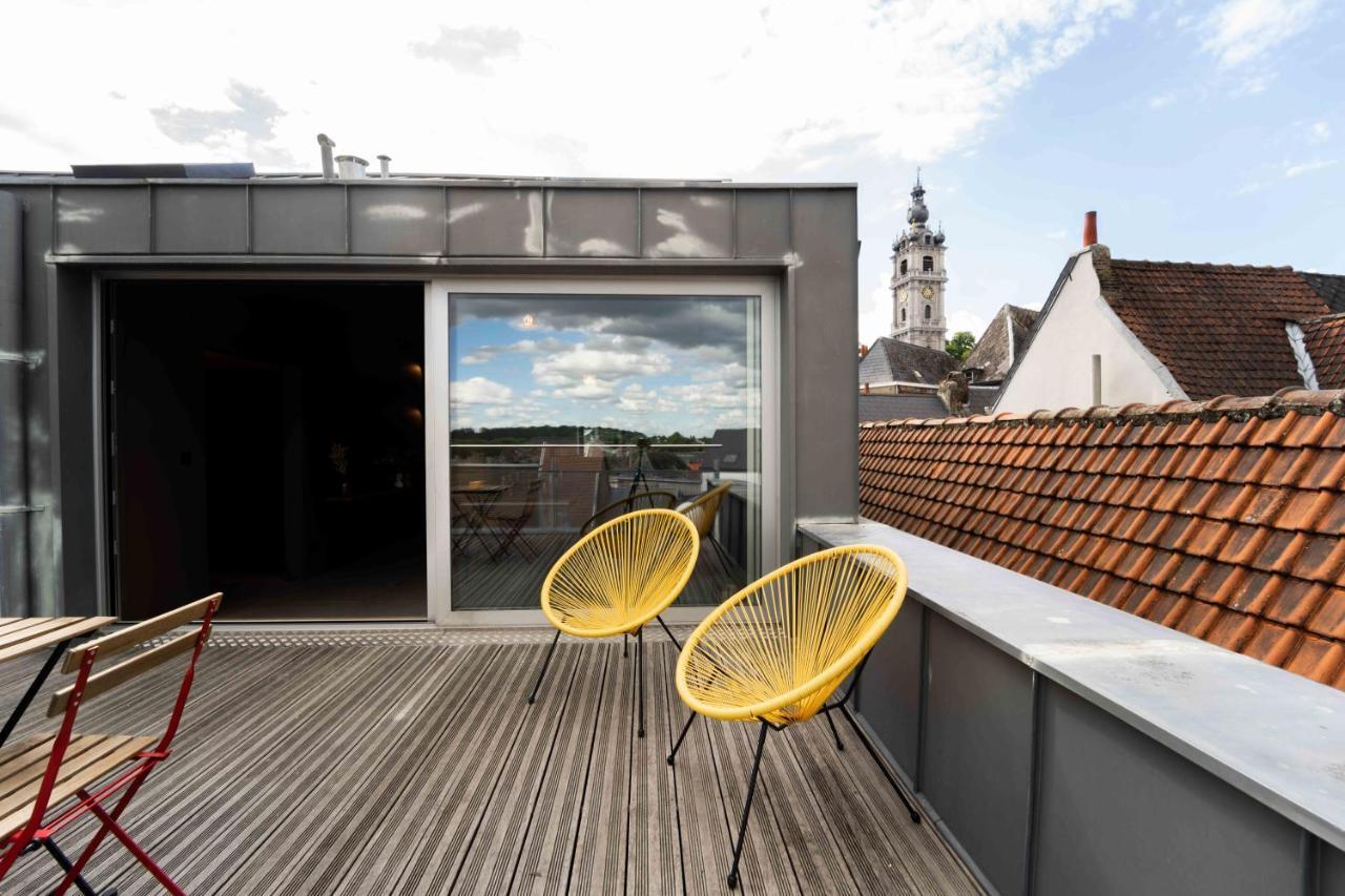Luxury Penthouse & Terrace - Mons City Center Zewnętrze zdjęcie