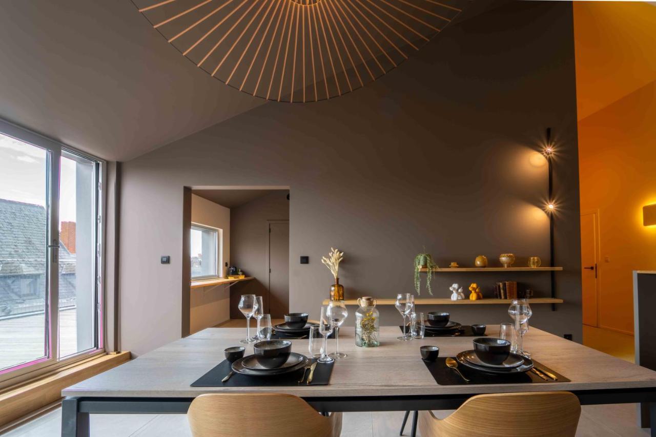 Luxury Penthouse & Terrace - Mons City Center Zewnętrze zdjęcie